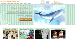 Desktop Screenshot of houstonartlessons.com